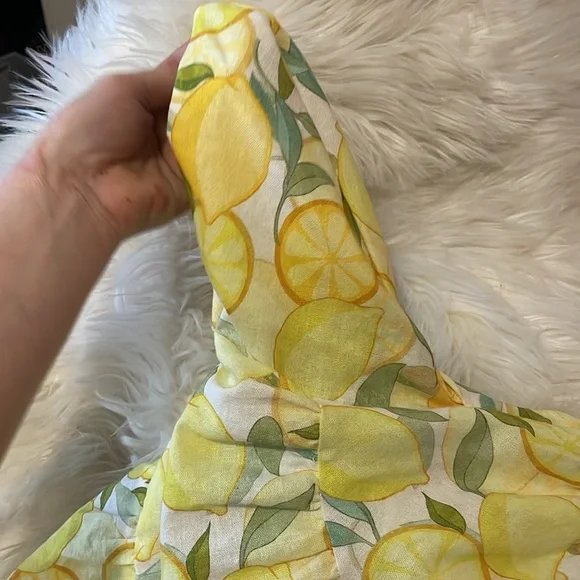 Avec Les Filles Yellow Floral Mini Dress - Picture 8 of 12